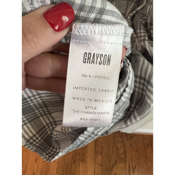 Grayson Frank & Eileen The Changemaker Shirt Dress Size Small 2 - Picture 5 of 6